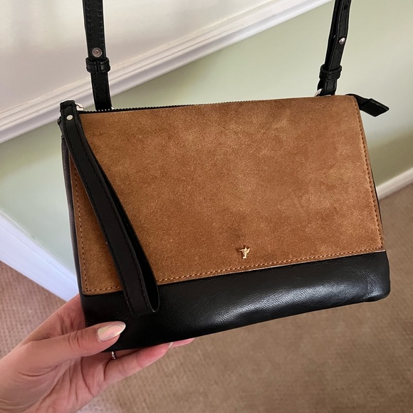 Zara Leather & Suede Crossbody Bag - Picture 5 of 12